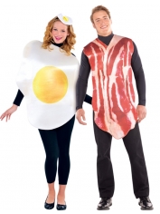 Couple Costume Egg Costume Bacon Costume - Adult Food Costumes
